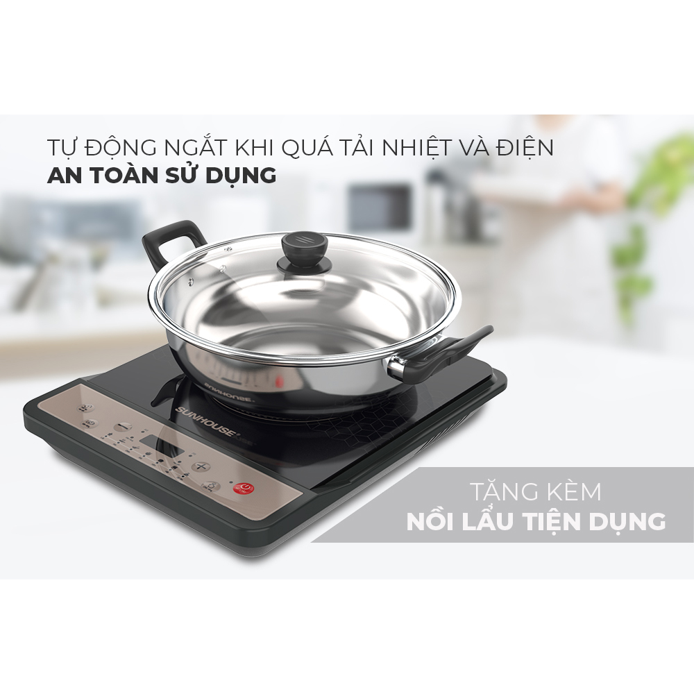 Bếp từ đơn Sunhouse SHD6160 - Hàng chính hãng