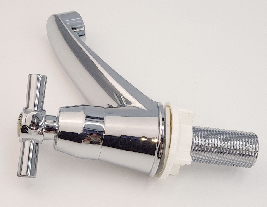Vòi Lavabo lạnh nhựa ABS mạ Chrome Eurolife EL-LA05 (Trắng bạc)