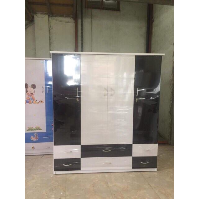 Tủ nhựa nội thất 4 cánh 6 ngăn kéo Juno Sofa