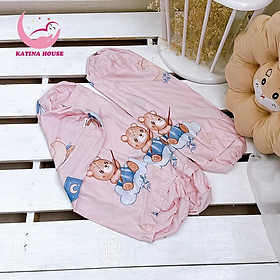 Vỏ áo gối ôm cho bé Katina House 70-90cm, vải tencel mềm mát họa tiết ngộ nghĩnh đáng yêu