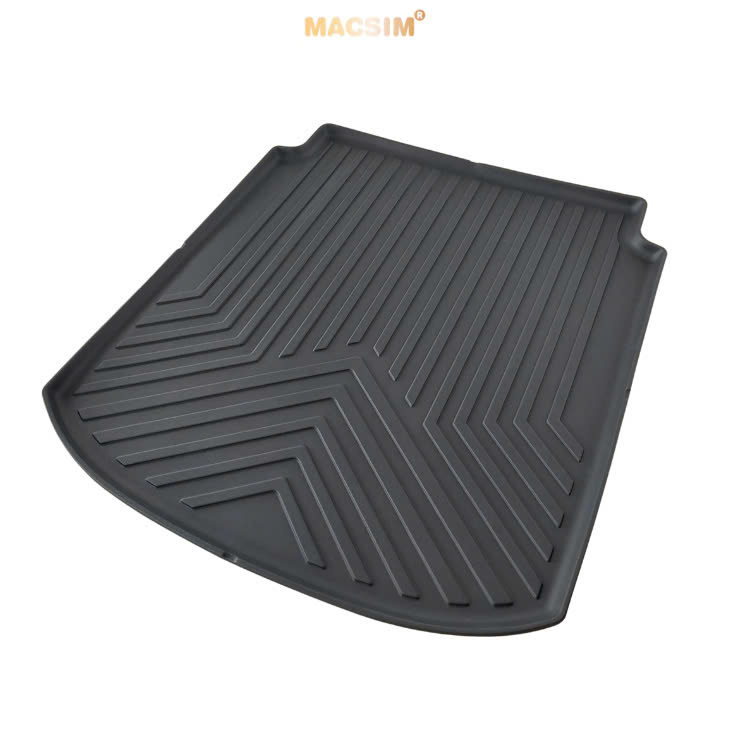 Thảm lót cốp xe ô tô tô sd4 MG7 2024 - Nhãn hiệu Macsim chất liệu nhựa TPE cao cấp màu đen