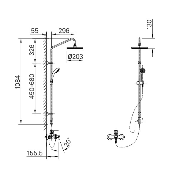 Sen tắm nóng lạnh BFV-1115S - SERIES 1110
