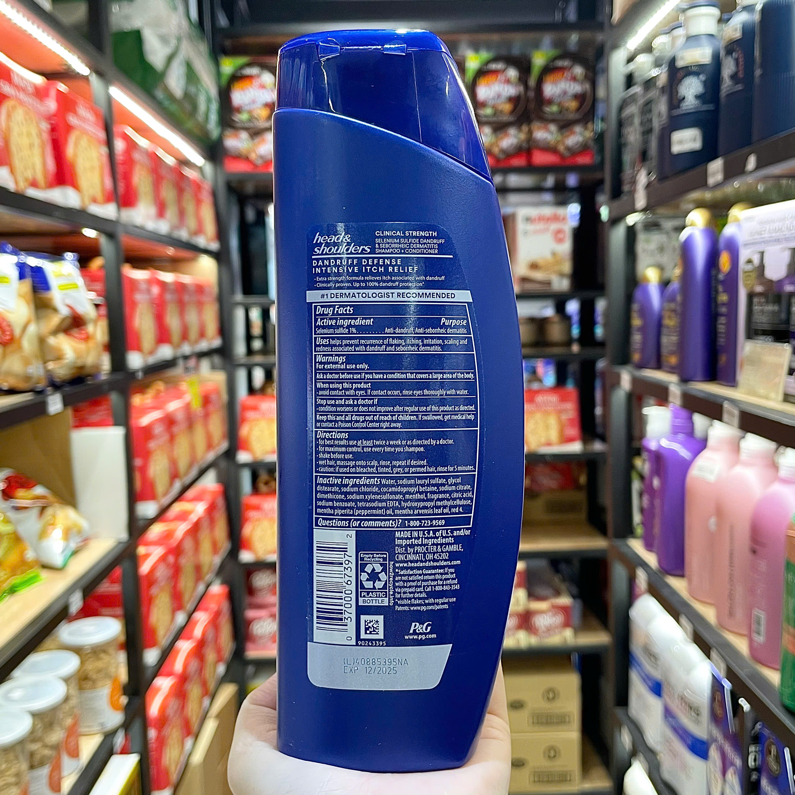 Dầu gội đầu Head & Shoulders Clinical Strength USA 400ml/chai (Head Mỹ)