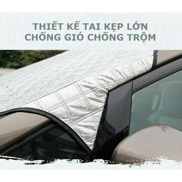 Tấm Bạt Che Nắng Kính Lái Ô Tô, Xe Hơi Tráng Bạc 4 Lớp Chống Nóng Cách Nhiệt Tránh Tia UV Bảo vệ Xe