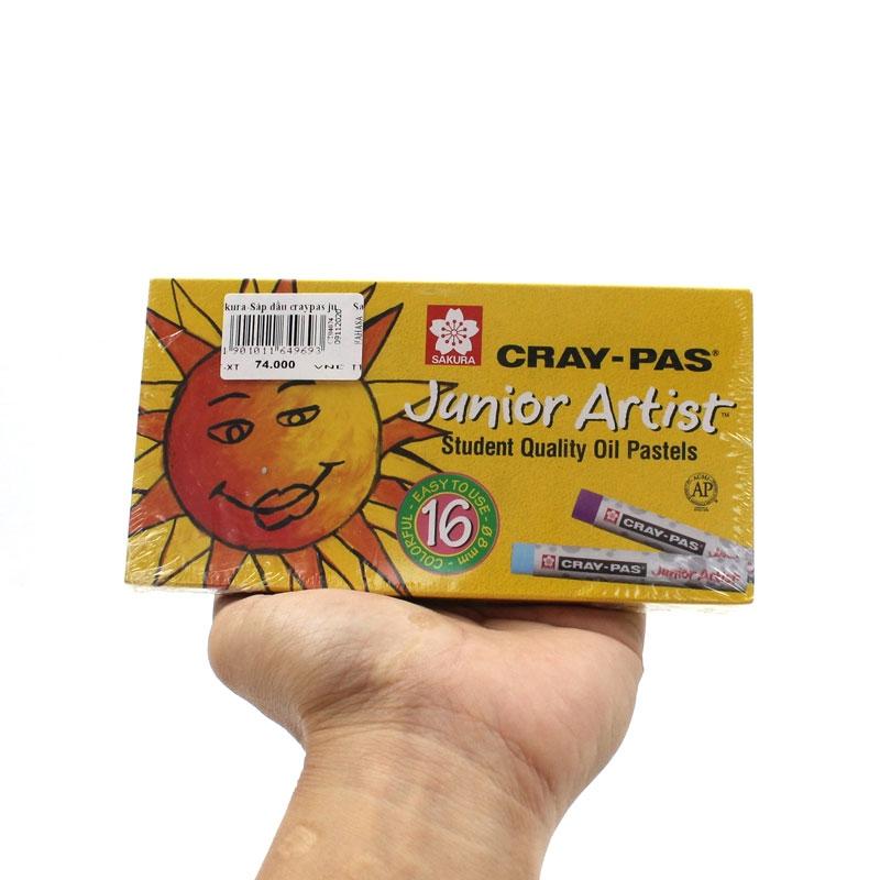 Sáp Dầu Sakura Craypas Junior Artist 16 Màu