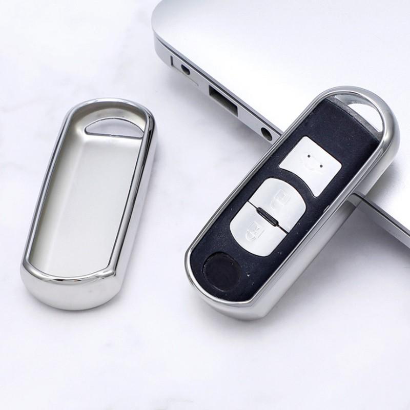 Bao chìa khóa bằng TPU, ốp chìa khóa, móc khóa ô tô dùng riêng cho xe Mazda 2, Mazda 3, CX5, CX8