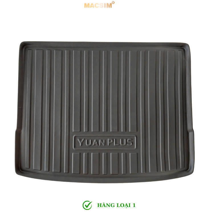 Thảm lót cốp xe ô tô BYD ATTO 3 2024+ Nhãn hiệu Macsim chất liệu nhựa TPE cao cấp màu đen