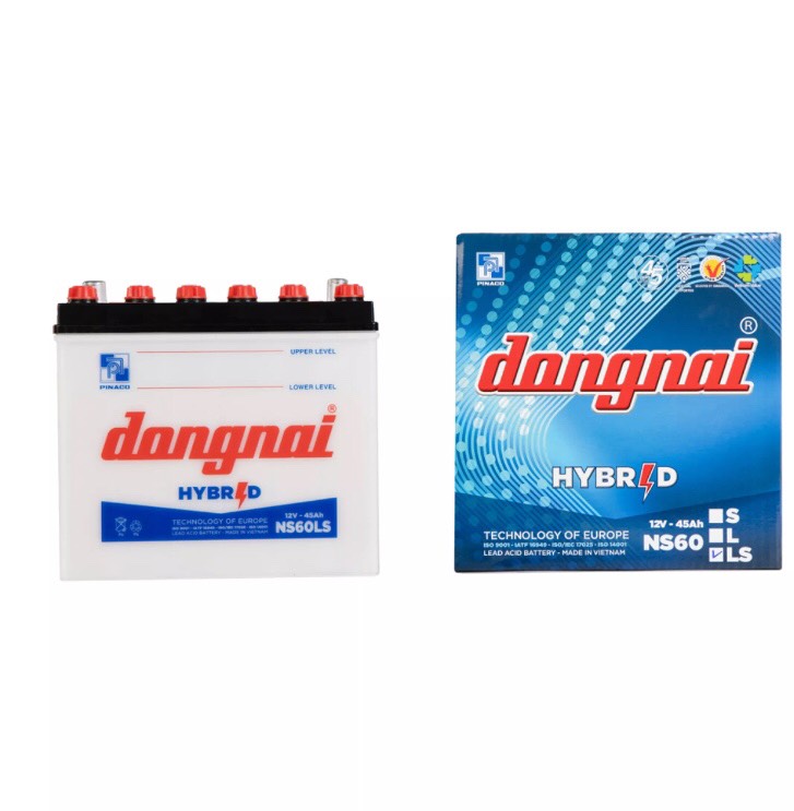 ẮC QUY NS60LS 12V-45AH ( tặng acid châm bình )