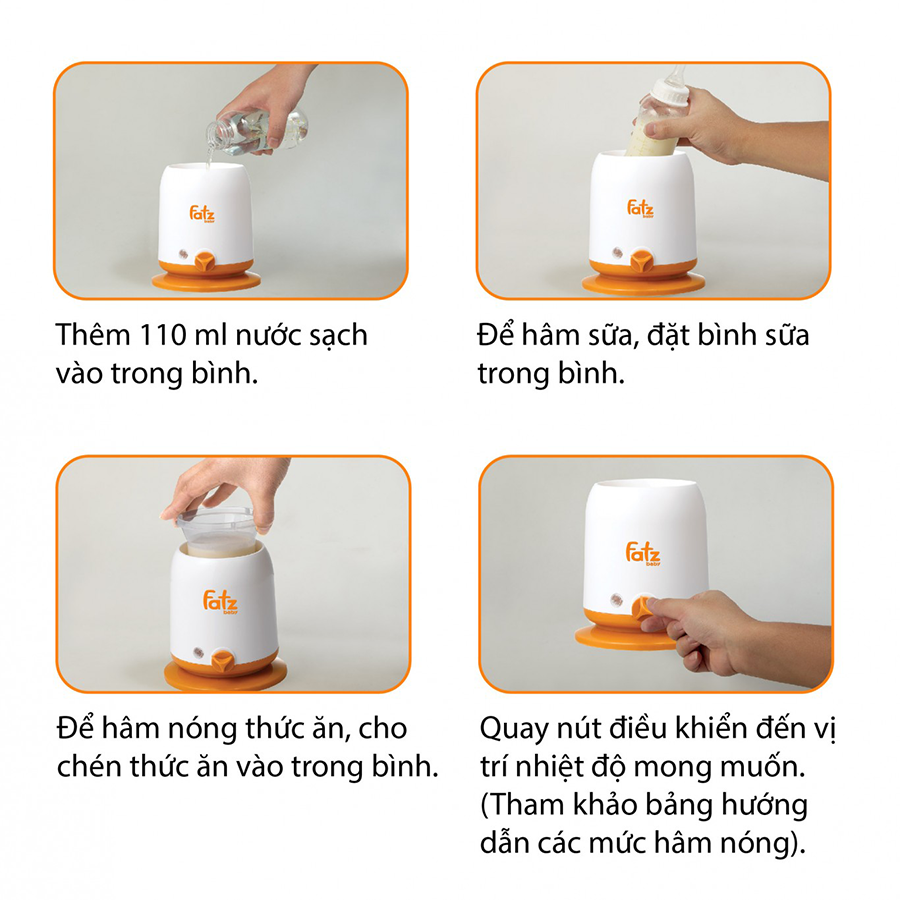 Máy Hâm Sữa - Mono 2 - Fatzbaby Fb3002SL