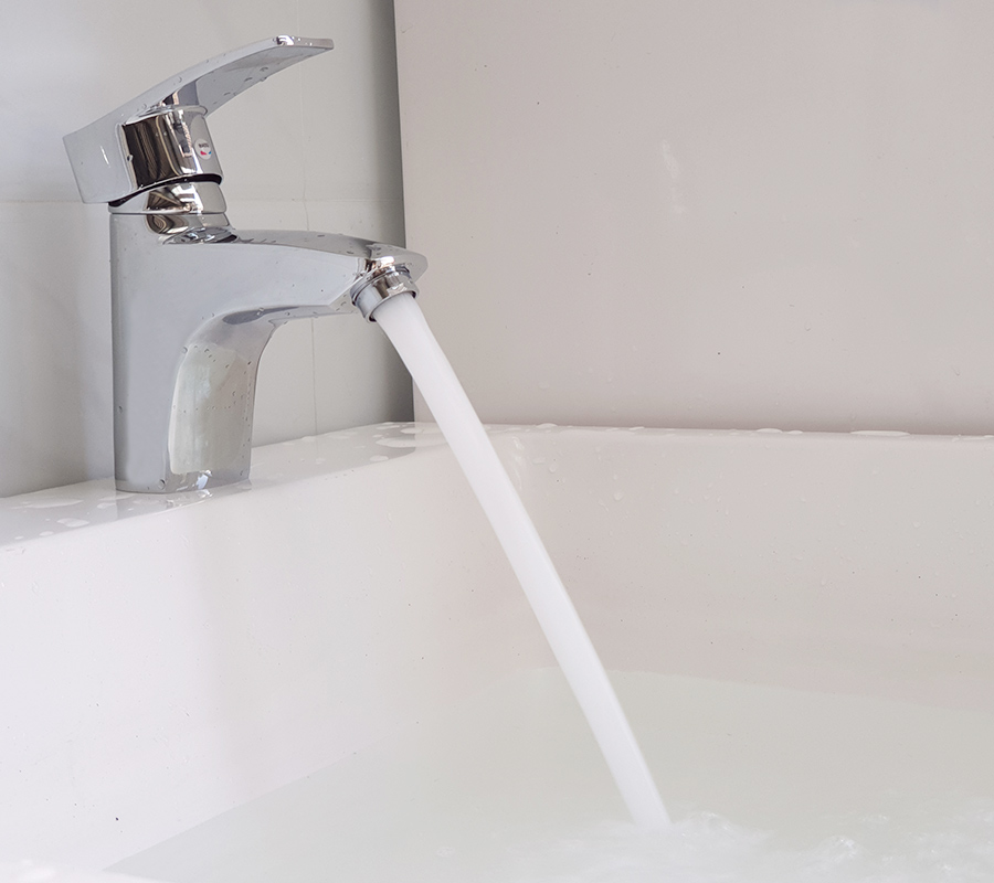 Vòi lavabo nóng lạnh Eurolife EL-4002 (Trắng bạc)
