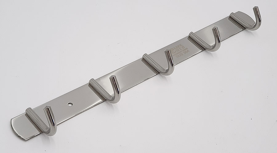 Móc treo áo 5 chấu Inox SUS 304 Eurolife EL-M5 (Trắng bạc)