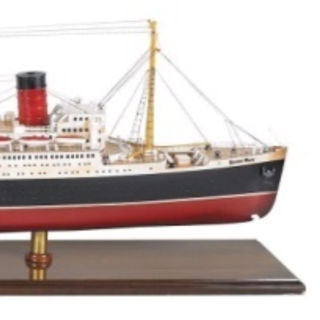 Mô hình Du thuyền QUEEN MARY cao cấp, mô hình gỗ tự nhiên, sang trọng lắp ráp sẵn 1st FURNITURE