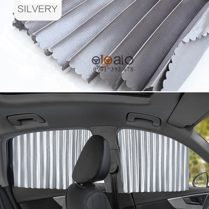 Rèm vải che nắng cửa kính xe Hyundai Getz vải lụa gắn nam châm keo 3M RVCK