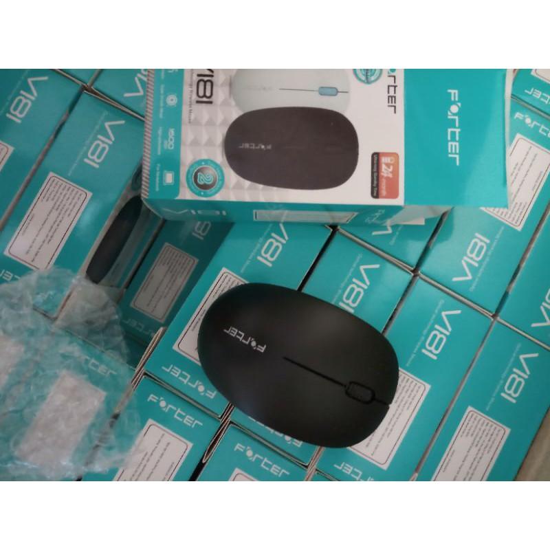 CHUỘT KHÔNG DÂY FORTER V181/ V182 ( TẶNG KÈM 1 BÀN DI 2LI) - HÀNG CHÍNH HÃNG