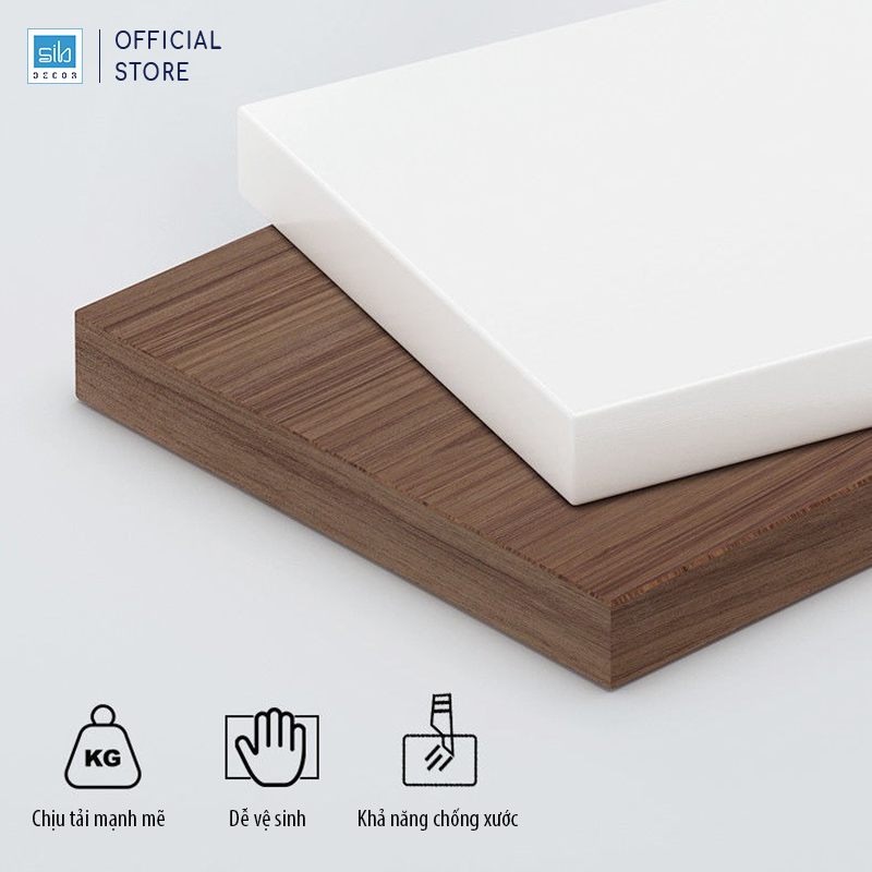 Tủ Quần Áo Đơn Giản SIB Decor Màu Trắng Phối Walnut TA17