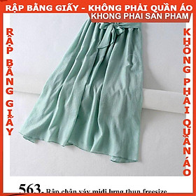 Rập giấy A0 mã 563 (BẢN VẼ) rập chân váy lưng thun