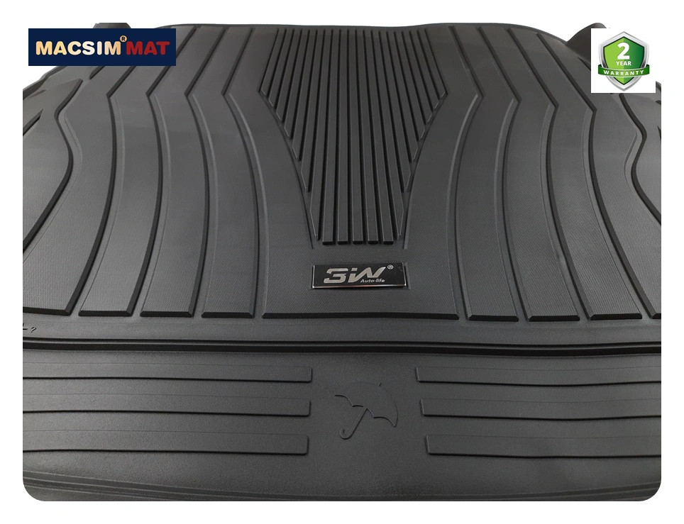 Thảm lót cốp xe ô tô Mercedes C 2022+ nhãn hiệu Macsim 3W chất liệu TPE cao cấp màu đen