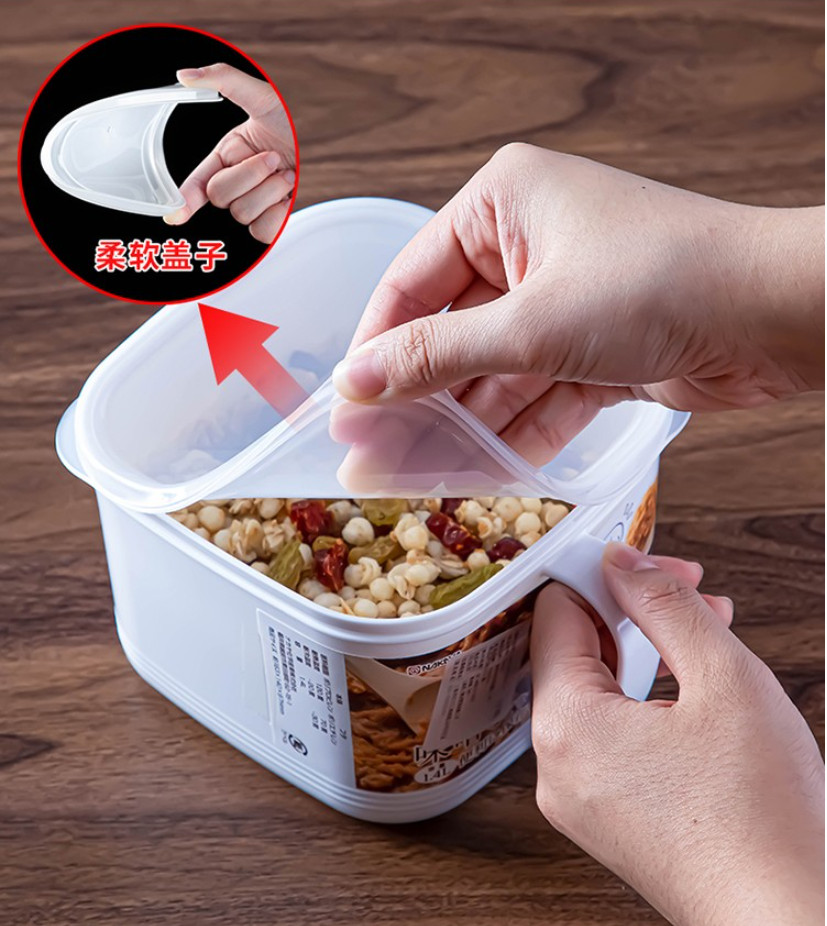 Hộp thực phẩm có tay cầm Nakaya, nắp đậy kín giúp cất giữ và bảo quản thực phẩm một cách an toàn & tiện lợi - nội địa Nhật Bản