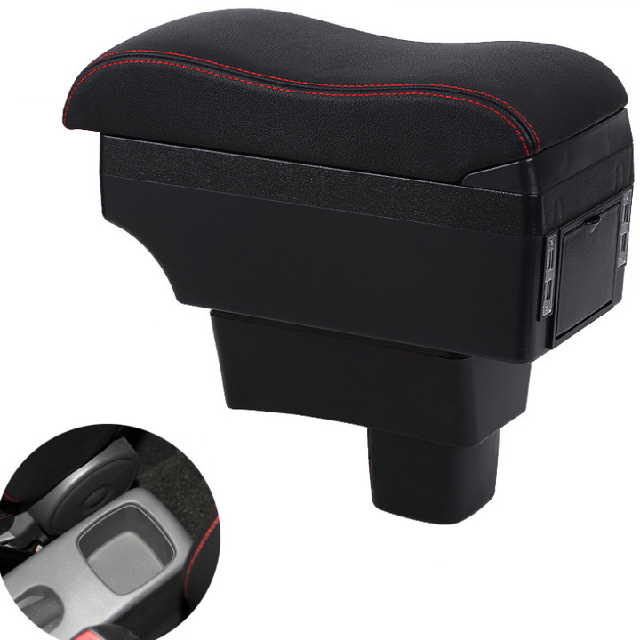 Hộp tỳ tay ô tô, xe hơi cao cấp dành cho xe Suzuki Swift tích hợp 6 cổng USB (EXPD-SZK-D)