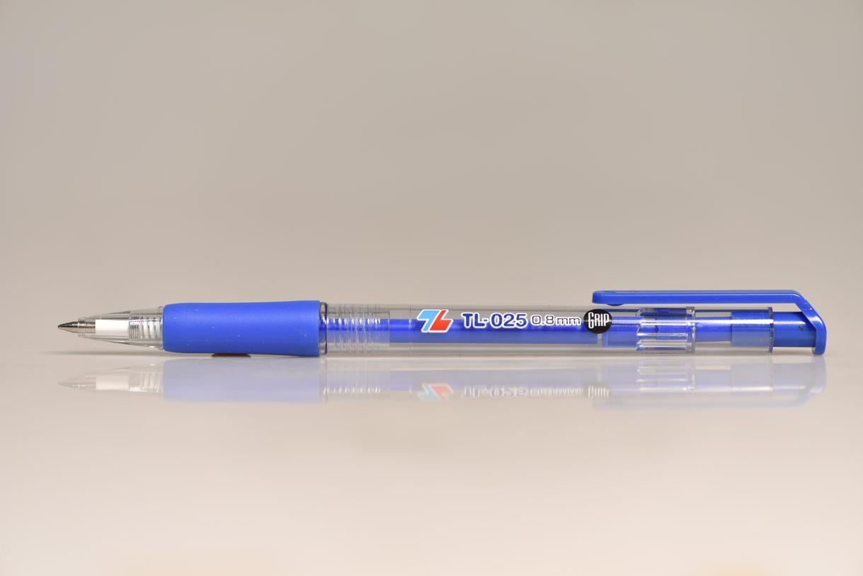 Bút Bi Thiên Long TL-025 Grip - Màu Xanh - Mực Xanh