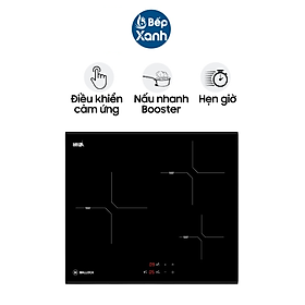 Bếp từ 3 vùng nấu Malloca MH-03I - Mặt kính EuroKera - Hàng chính hãng