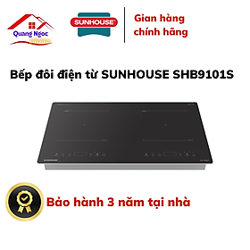 Bếp đôi điện từ Sunhouse SHB9101S - Hàng chính hãng