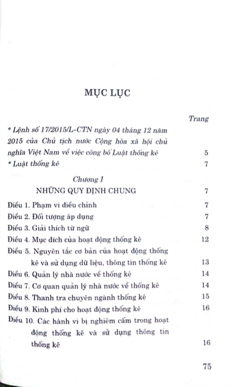Luật Thống kê
