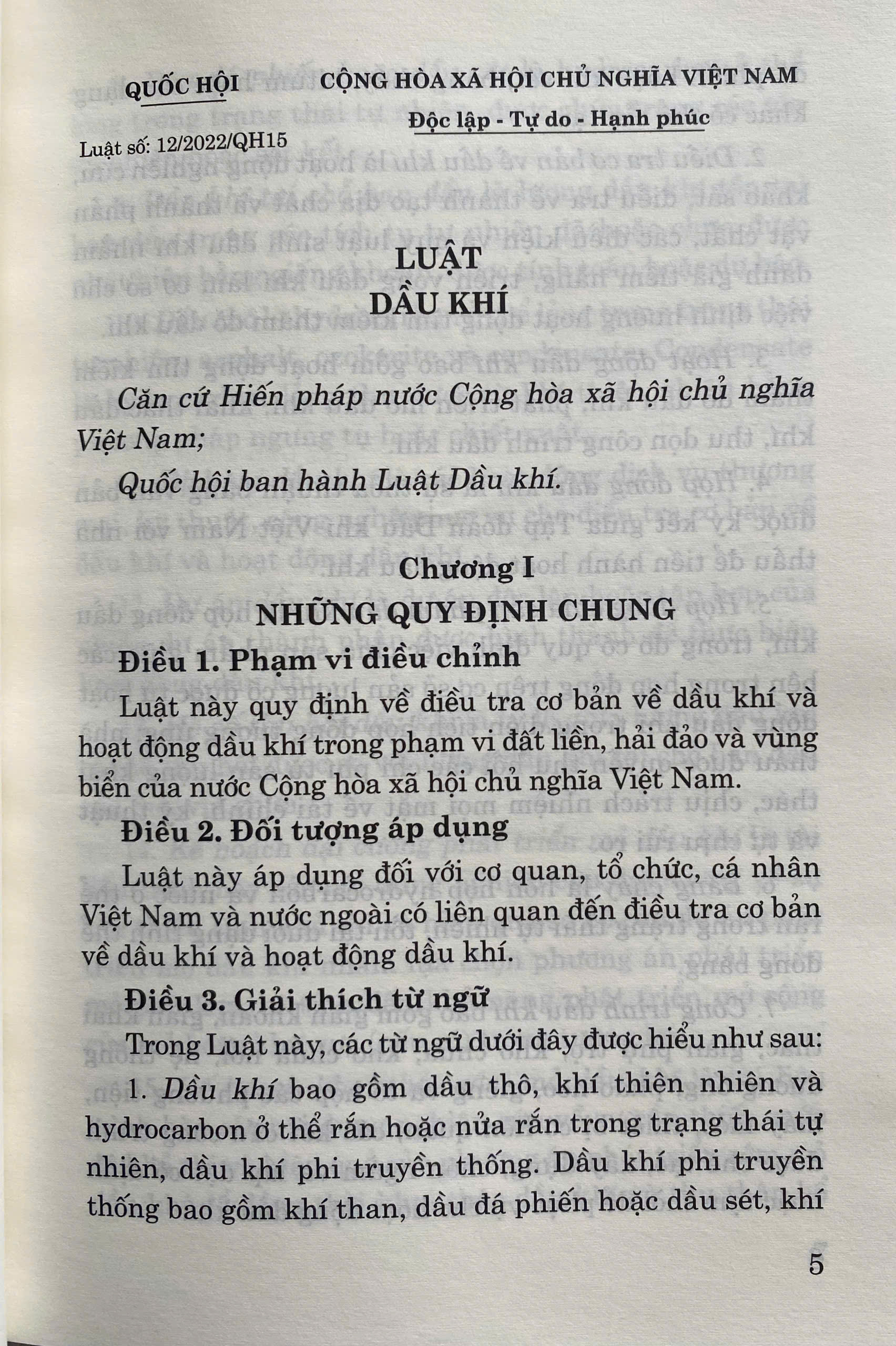 Luật Dầu Khí
