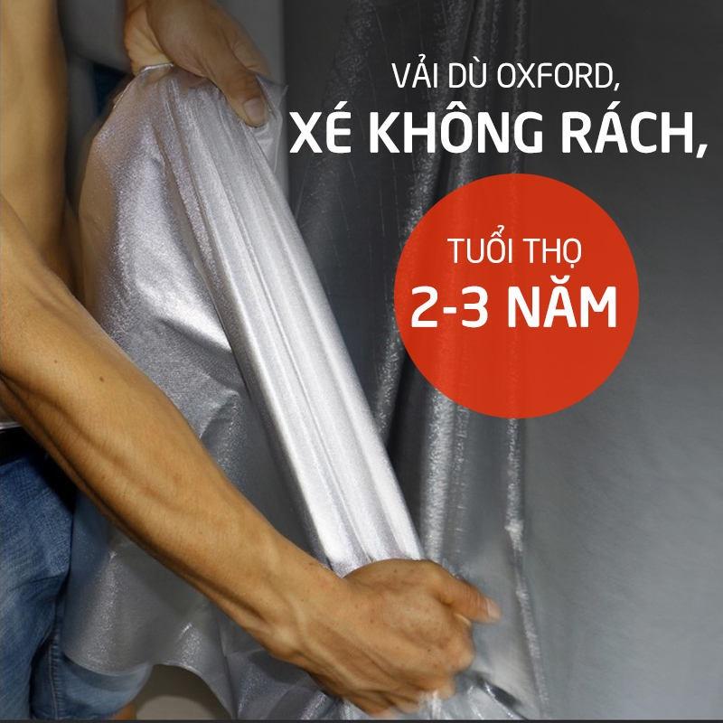 Bạt Phủ Ô Tô Vải Dù Oxford, Chống Nóng Chống Mưa, Chống Xước Xe, bền và đẹp tới 2 năm