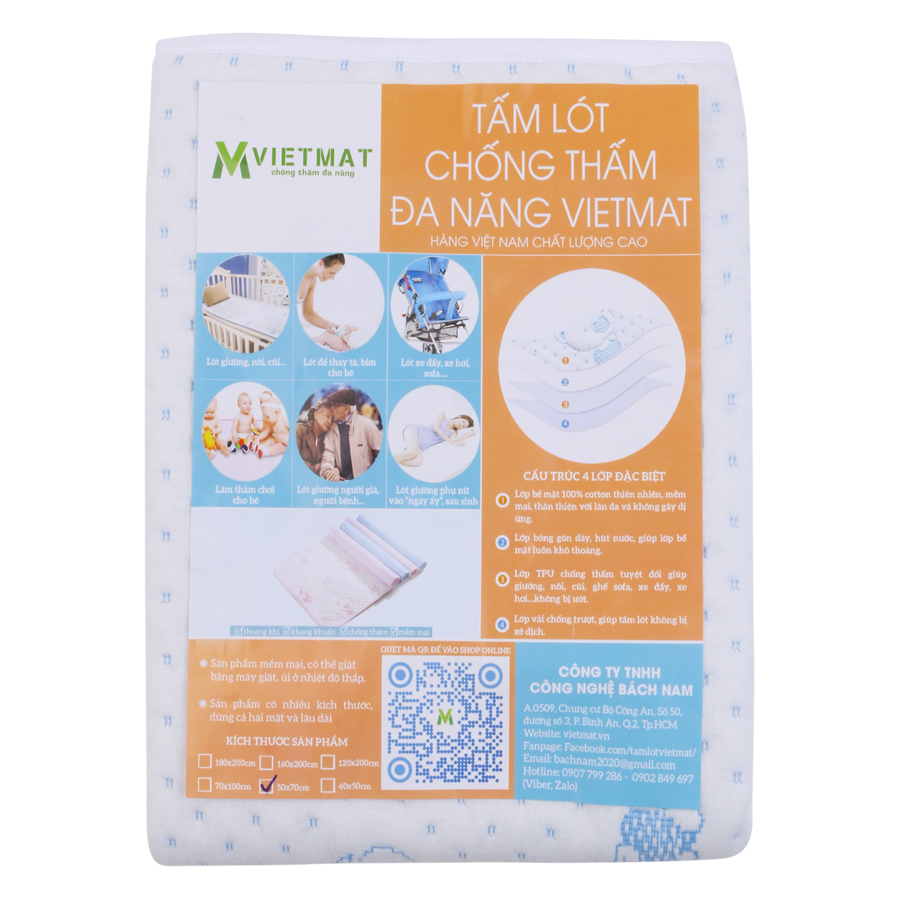Tấm Lót Chống Thấm VIETMAT (50 x 70 cm)