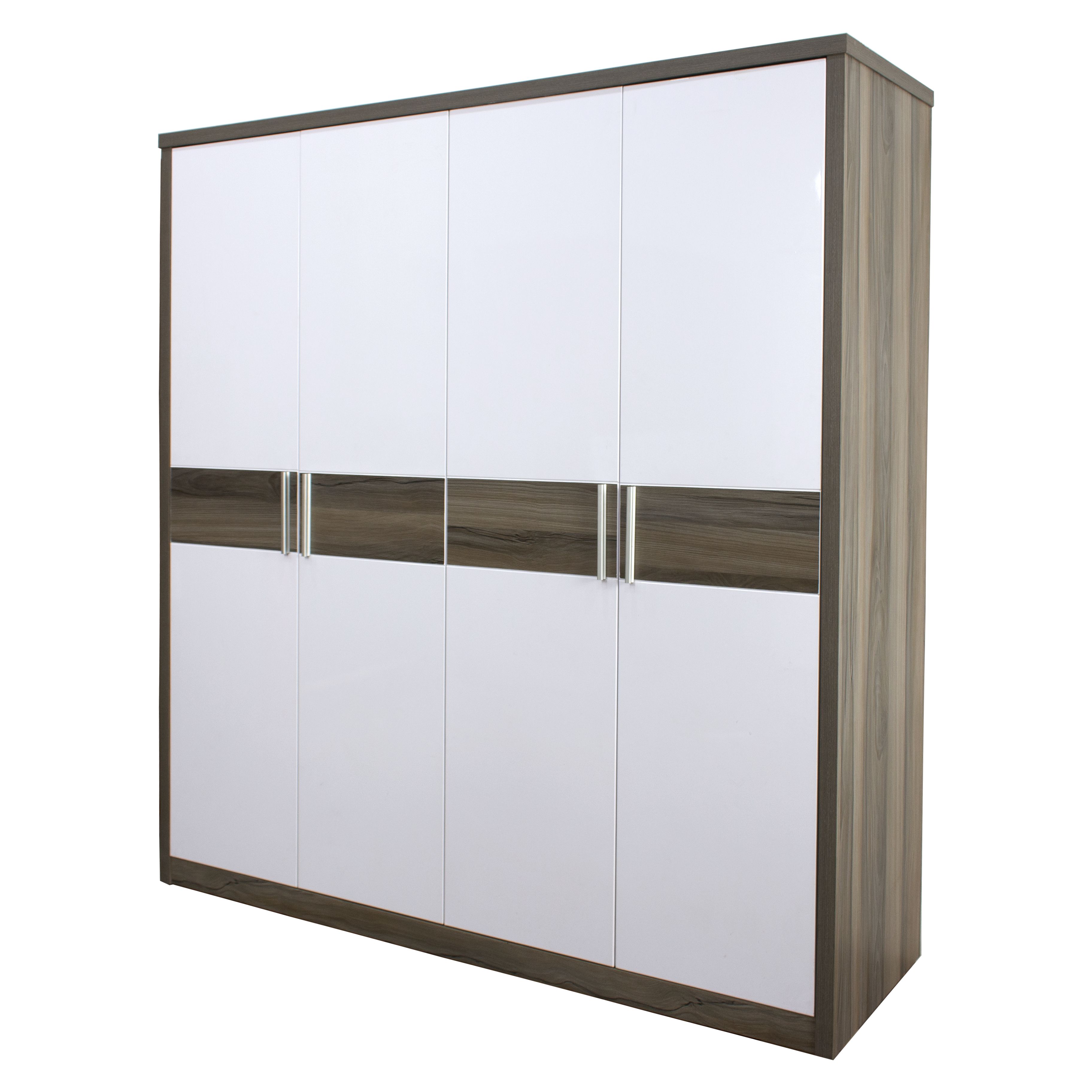 Tủ Áo 4 Cánh Gỗ MDF Phủ Melamine Cao Cấp Viva Gía Rẻ
