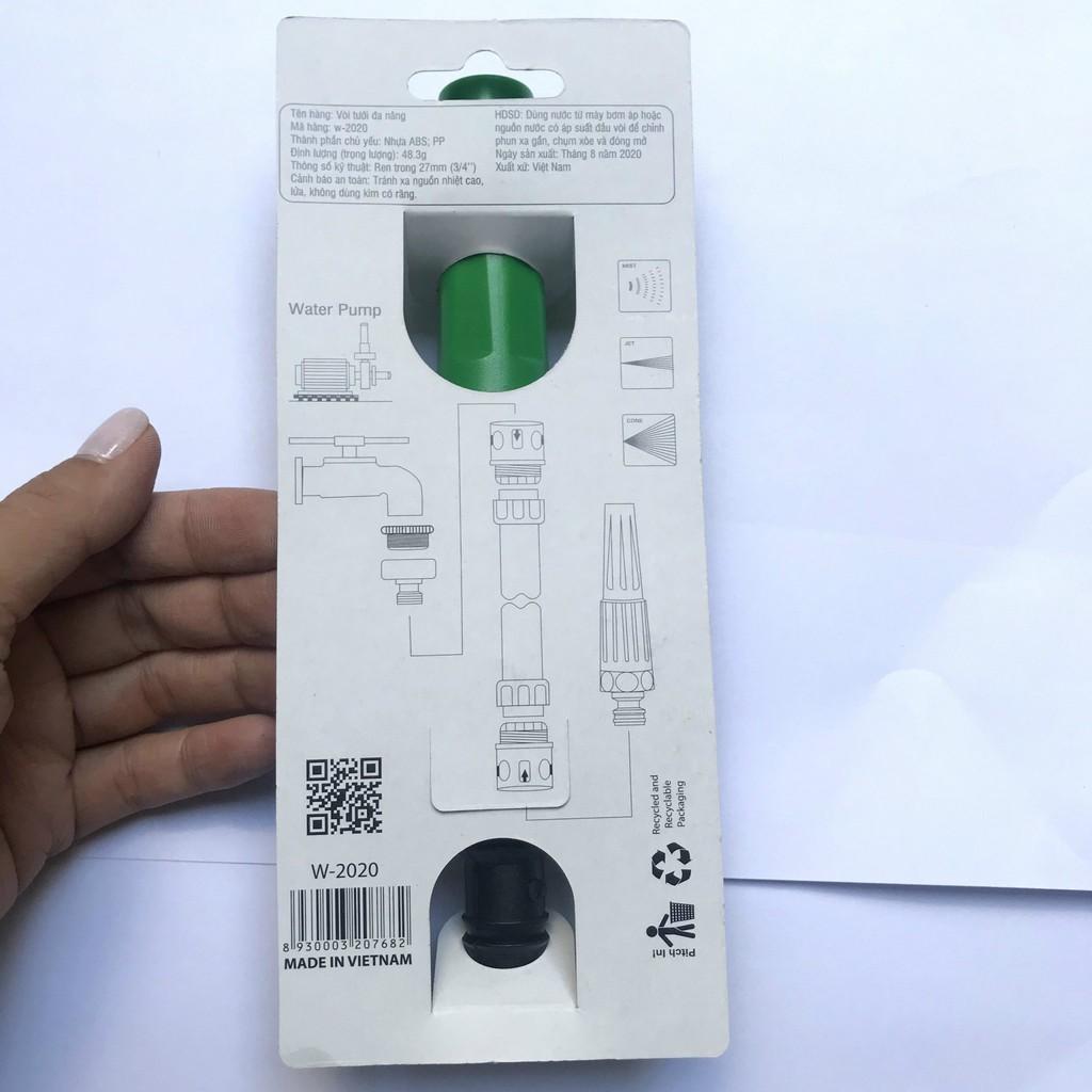 Hàng đẹp - Đầu vòi tưới cây đa năng , Vòi phun tưới đa năng, Đầu vòi xịt rửa xe tưới cây đa năng - shoptoanle