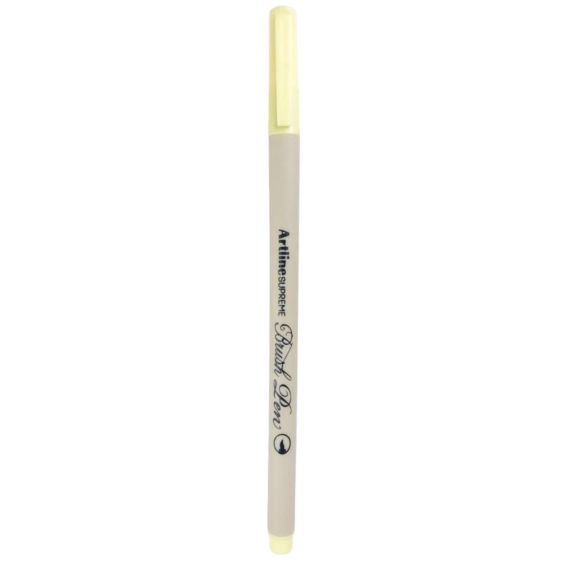 Bút Lông Đầu Cọ Artline Supreme Brush Pen EPFS-F - Vàng Nhạt