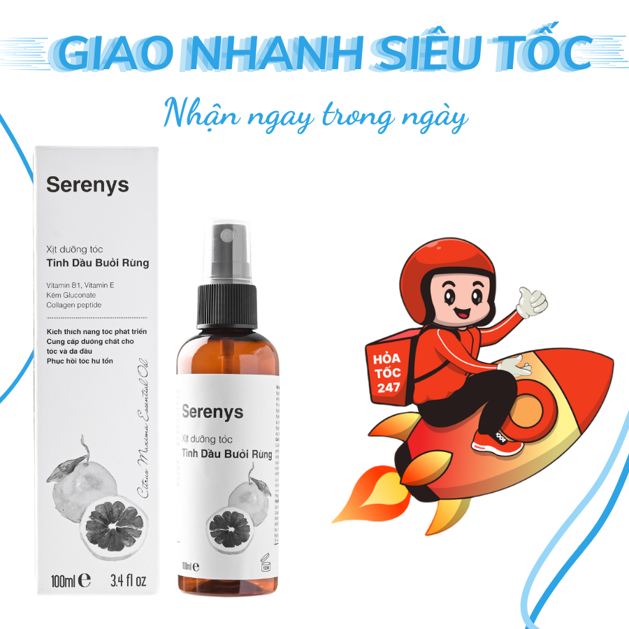 Xịt dưỡng tóc Serenys Tinh dầu bưởi rừng