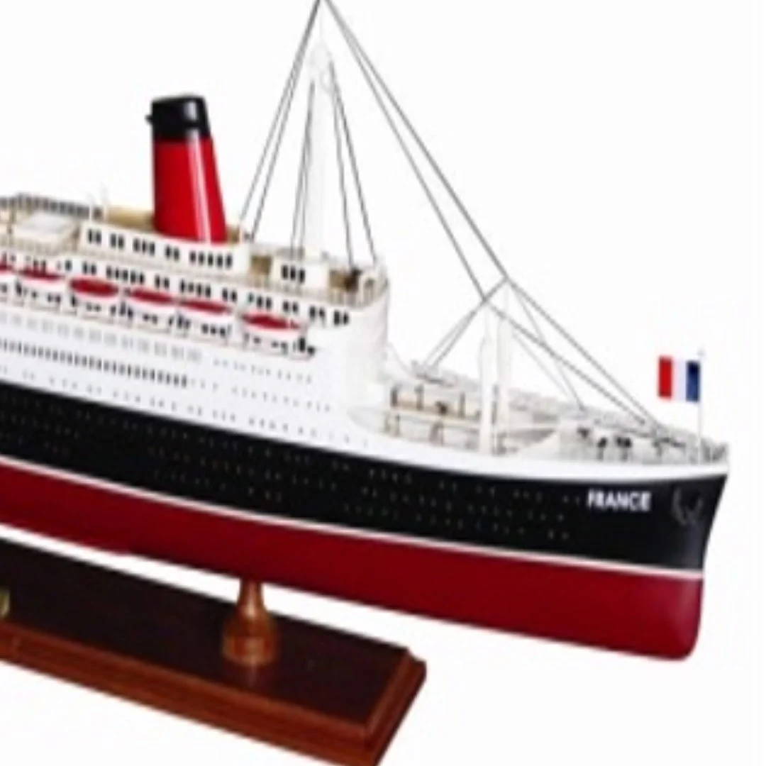 Mô hình Du thuyền FRANCE cao cấp, mô hình gỗ tự nhiên, sang trọng lắp ráp sẵn 1st FURNITURE