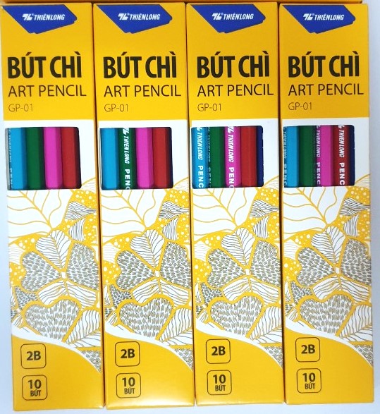 Hộp 10 Bút Chì Gỗ Thiên Long GP-01