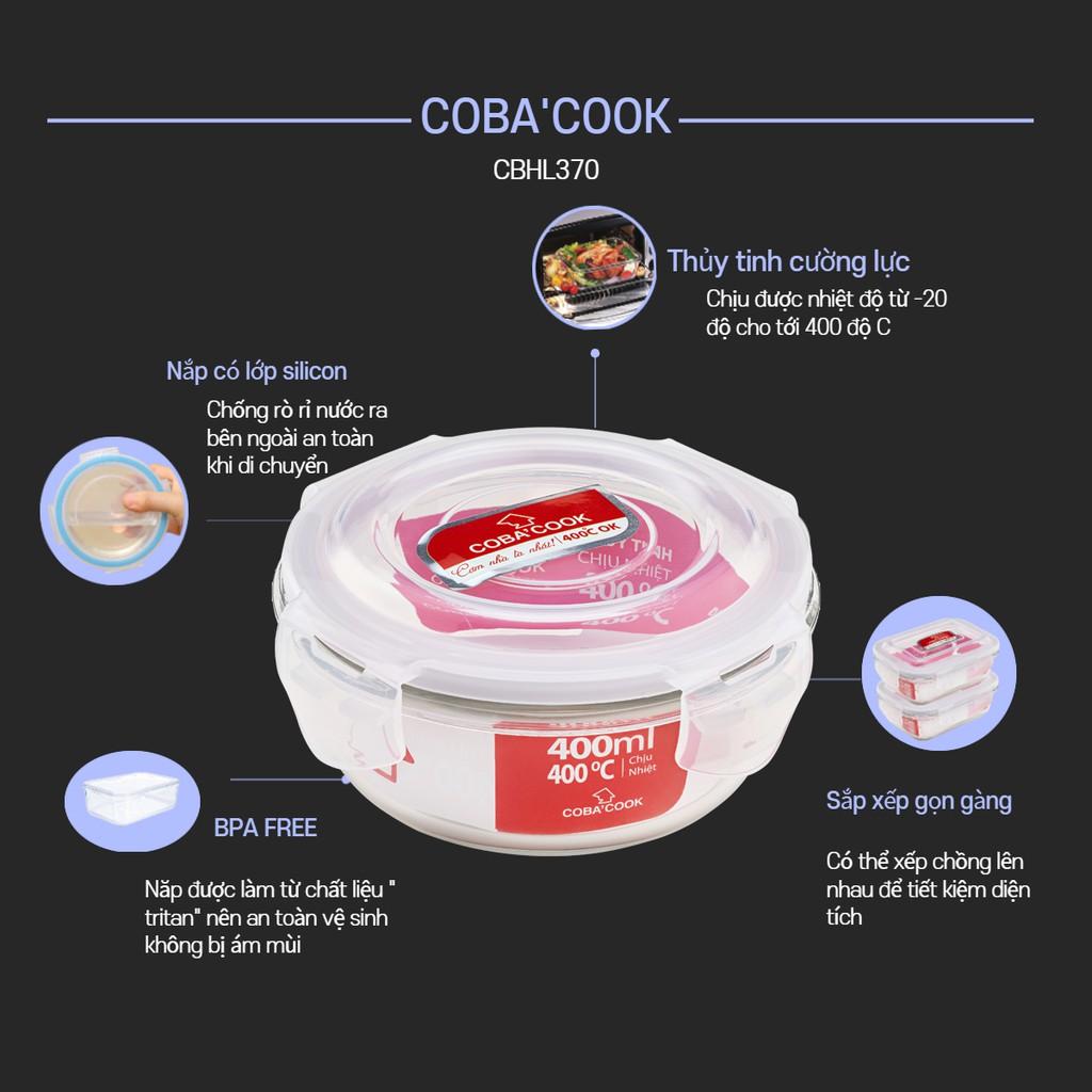 Hộp Thủy Tinh Đựng Thực Phẩm Chịu Nhiệt COBA