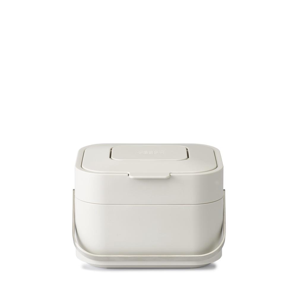 Hộp đựng rác thực phẩm thừa Joseph Joseph 300154 - Stack 4L Food Waste Caddy Stone