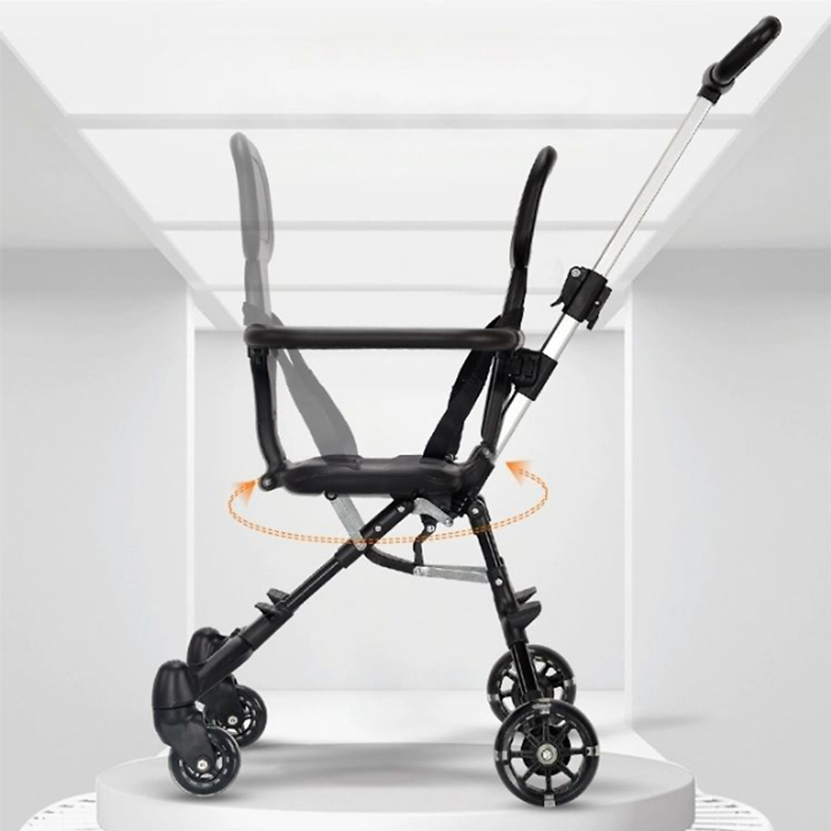 Xe đẩy du lịch cho bé, xe đảo chiều gấp gọn