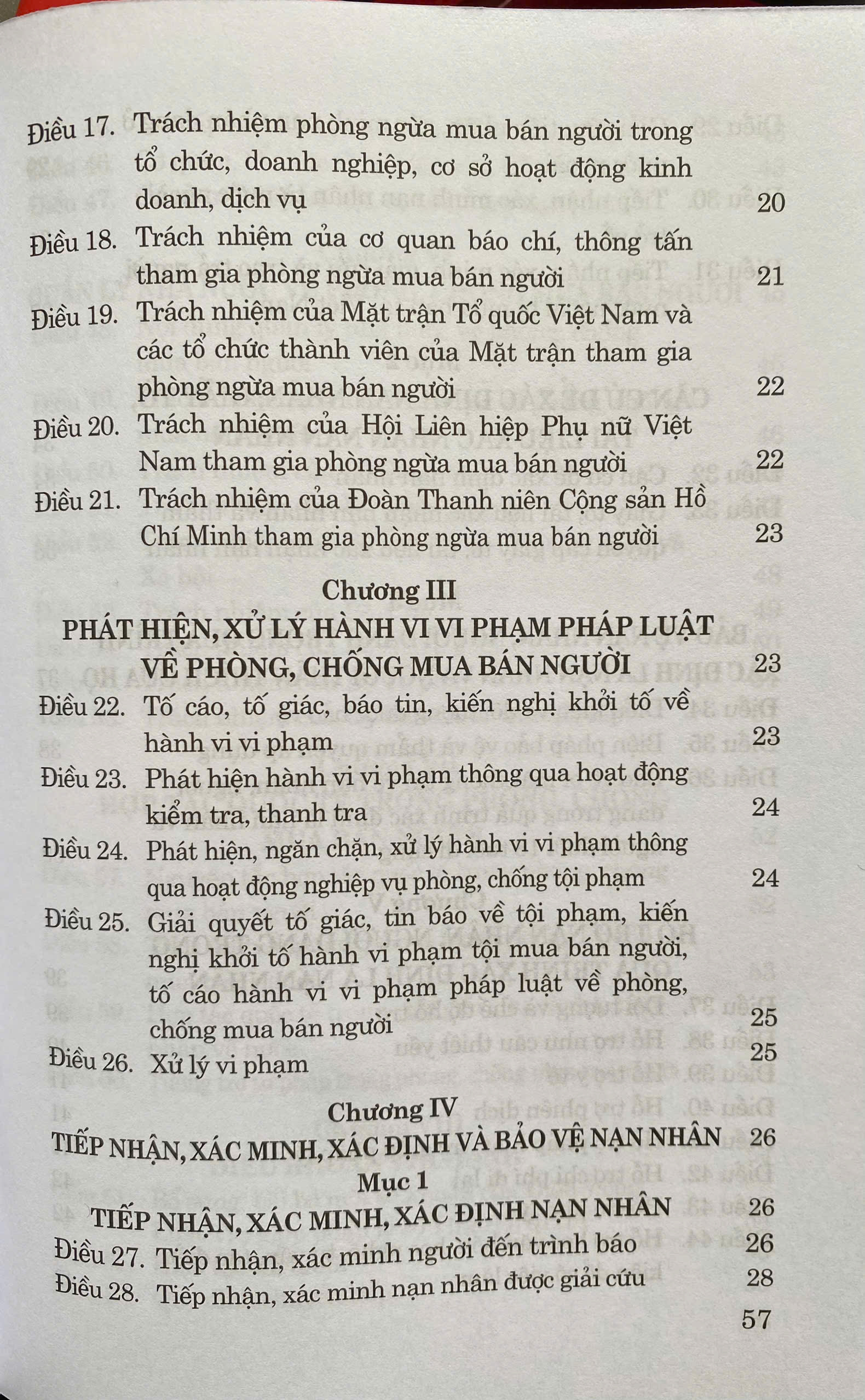 Luật Phòng, Chống Mua Bán Người Năm 2024