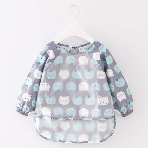 Áo Yếm Ăn Dặm Mastela cho Bé, chất liệu vải cotton mềm mại và chống thấm tốt (Giao màu ngãu nhiên)
