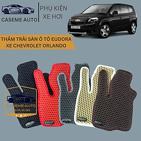 [CHEVROLET ORLANDO] Thảm Trải Sàn, Lót Sàn Ô Tô Cao Su Eudora CloudFoam Thiết Kế Theo Xe Dành Cho Xe CHEVROLET ORLANDO, Chống Nước, Không Mùi, Ngăn Bụi Bẩn, Dễ Vệ Sinh - Hàng Chính Hãng