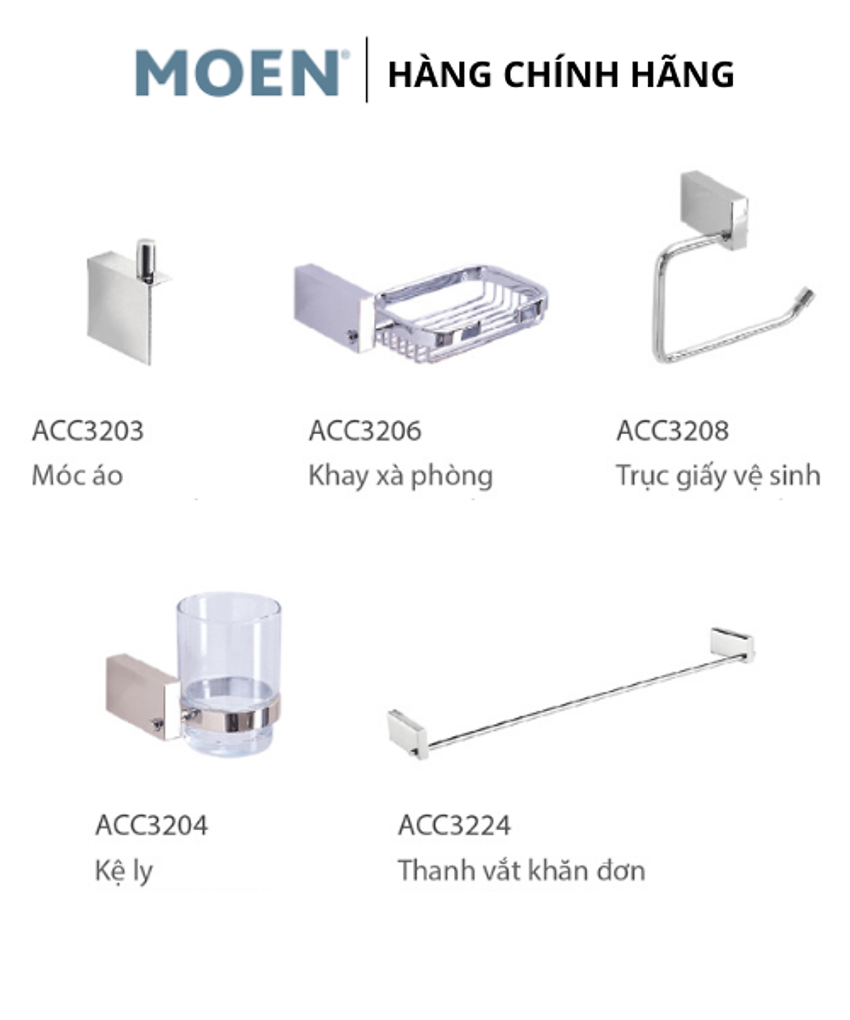 Móc áo MOEN ACC3203 (HÀNG CHÍNH HÃNG)