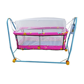 Combo Nôi võng tự động Vinanoi NV20 khung thép sức đưa 20kg và Địu em bé