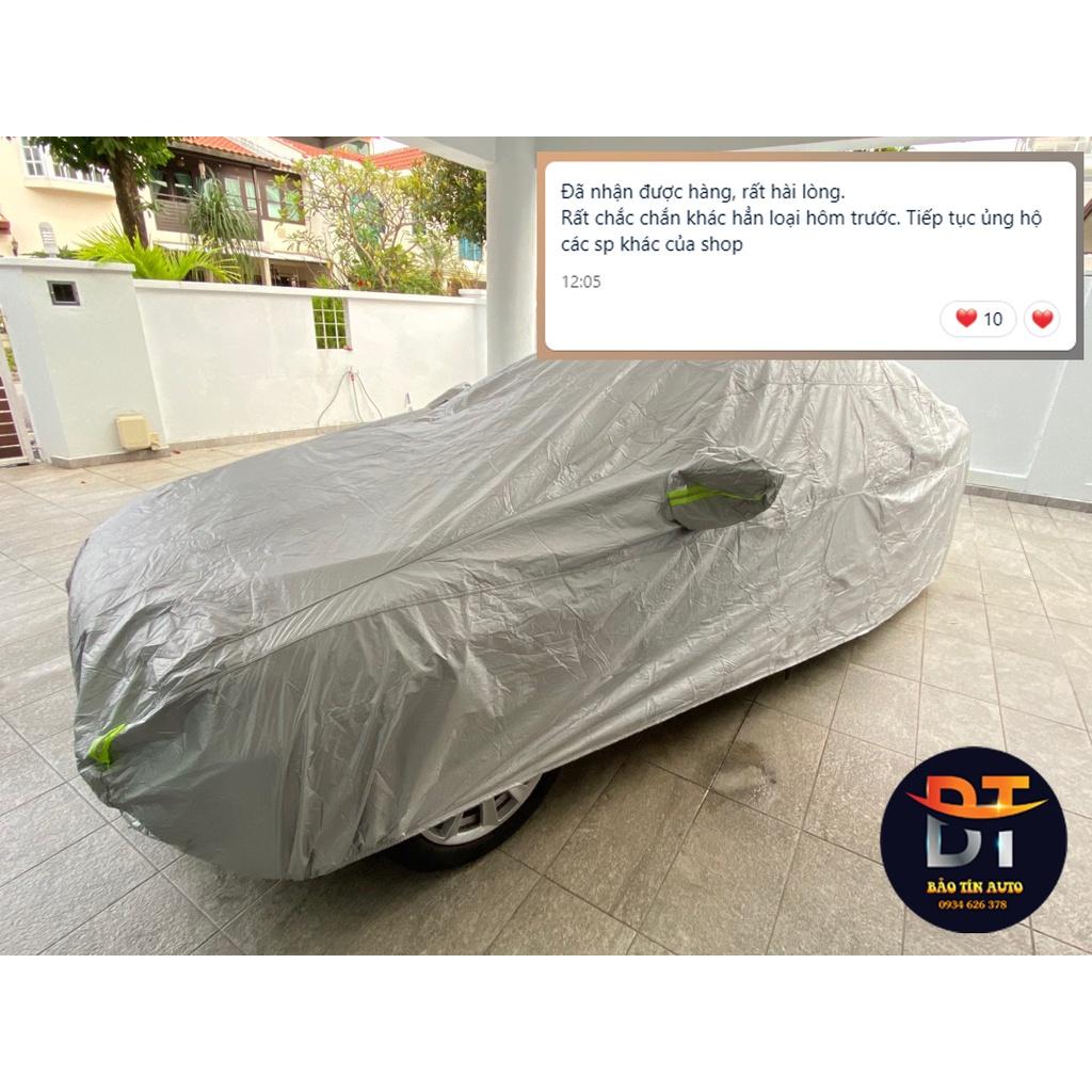 Bạt che kín bảo vệ xe ô tô Honda City tráng bạc 3 lớp vải dù Oxford , bạt phủ trùm bảo vệ xe oto