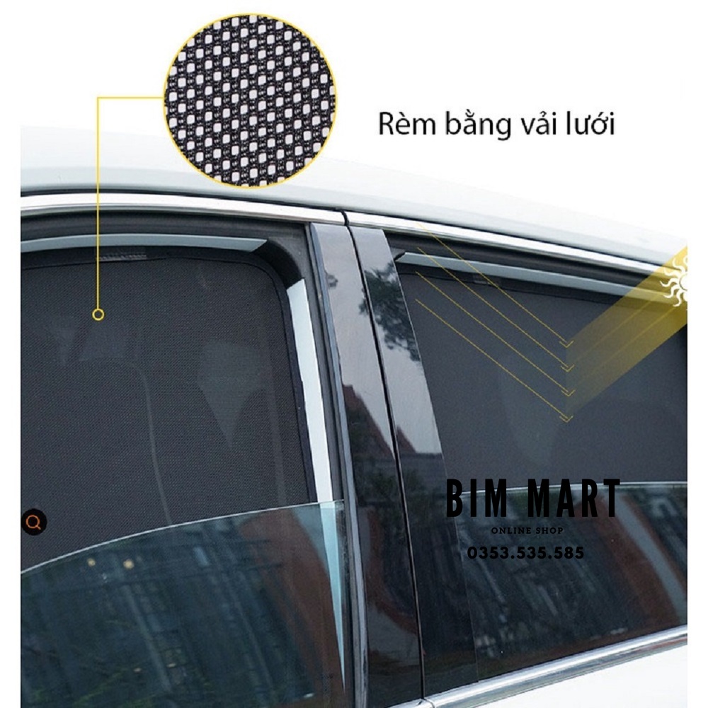 Rèm che nắng nam châm ô tô dành cho các xe hãng Mitsubishi - Hàng Chính Hãng