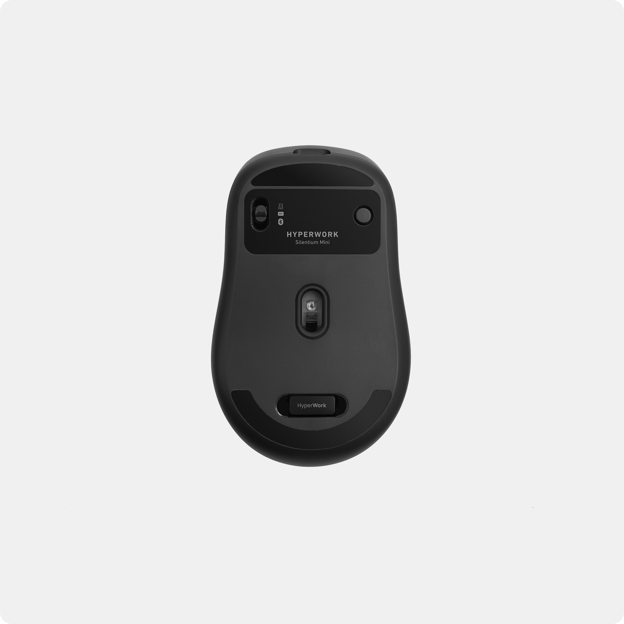 Chuột không dây HyperWork Silentium Mini MS01M - Hàng Chính Hãng