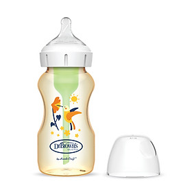 [ Không vỏ hộp + Có cọ rửa bộ van khí ] Bình sữa Dr.Brown