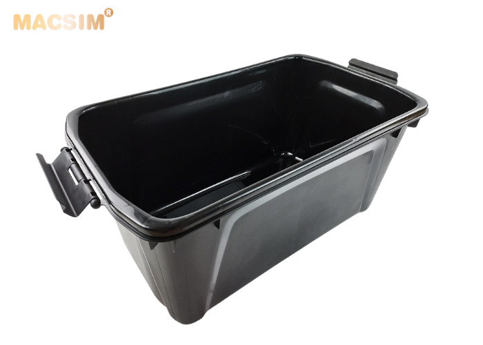 Hộp đựng đồ trên ô tô 60 lít kích thước màu đen xanh 59,5cm x 35,5cm x 35cm - hộp đựng đồ trong cốp ô tô nhãn hiệu Macsim chất liệu PP cao cấp