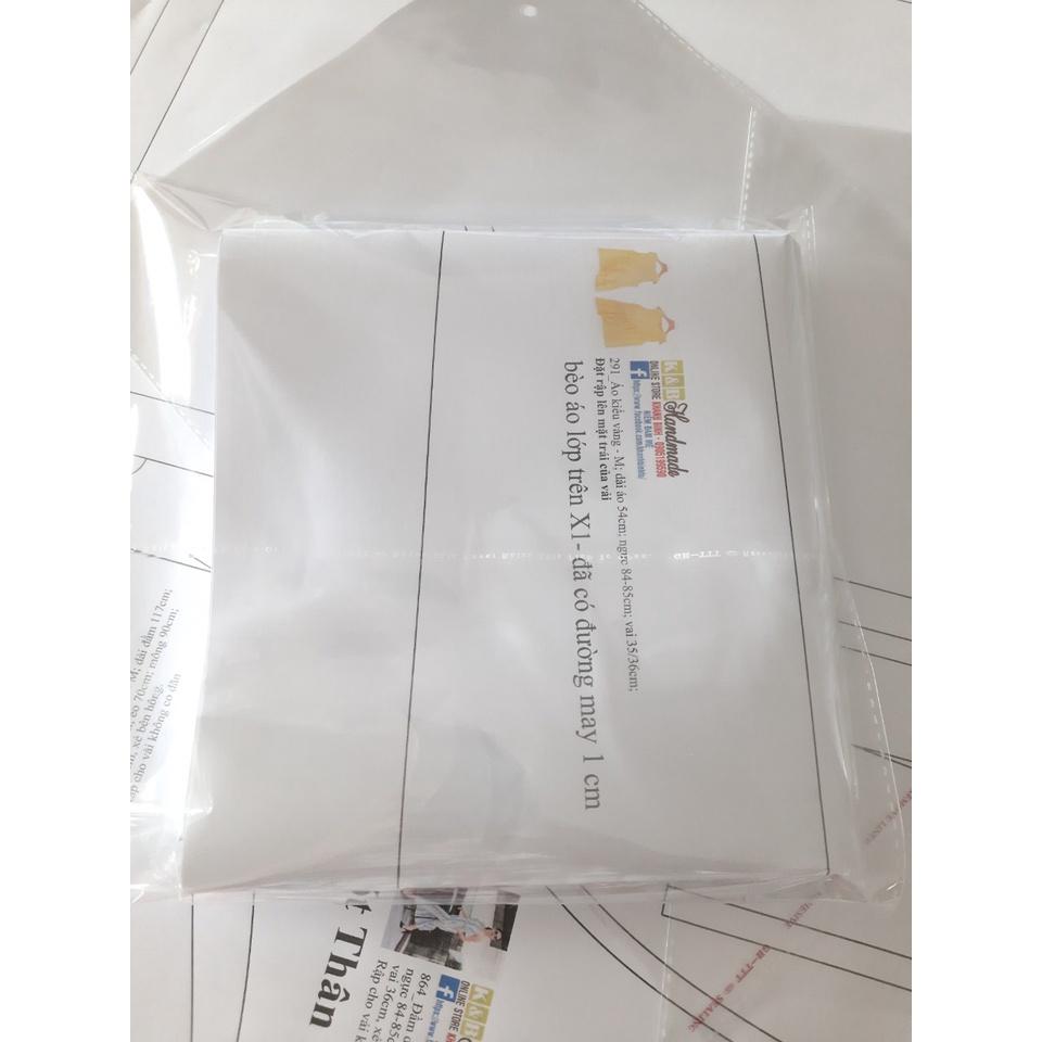 Rập giấy A0 mã 1517 - đầm dây (BẢN VẼ)